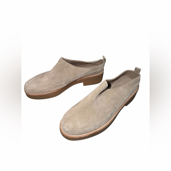 Silent D Flora Suede Clogs Taupe | Women’s Size 7 - Picture 5 of 8